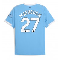 Stroje piłkarskie Manchester City Matheus Nunes #27 Koszulka Podstawowej 2025-26 Krótki Rękaw